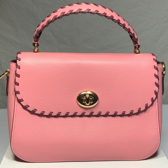 Coach Marlie Top Handle Satchel Crossbody - Pink - Picture 2 of 16